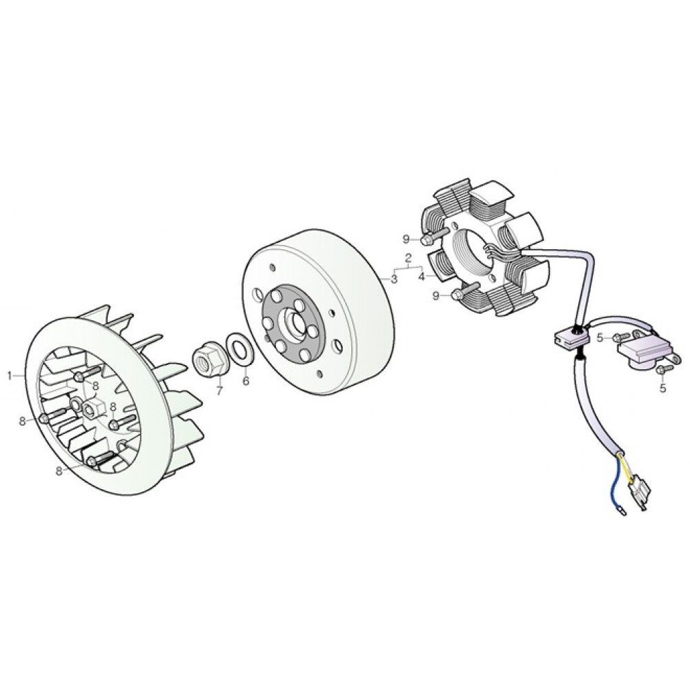 DAELİM YC 125 STATOR DAELİM YC 125 STATOR
