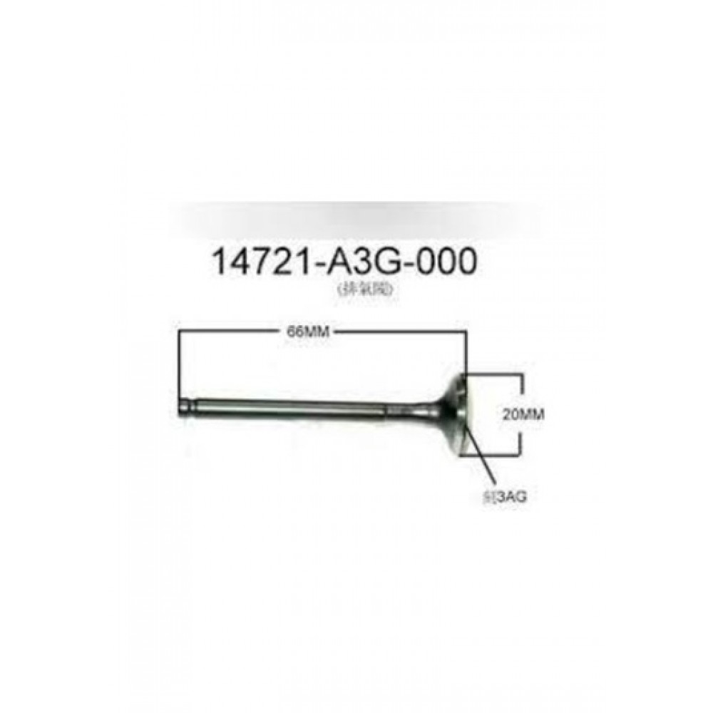 SYM MİO 100 EGSOZ SUBABI EXHAUST VALVE