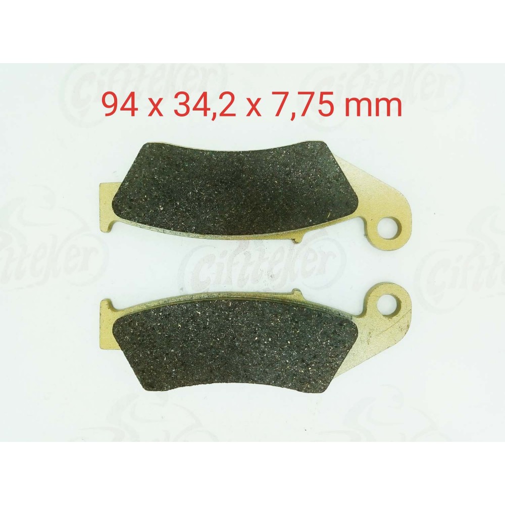 &Ouml;N FREN DİSK BALATASI FA185 HONDA NX 4 FALCON-CRF 250 X-400 X- KAWASAKİ KX 250-YAMAHA WR 250 F-450 F