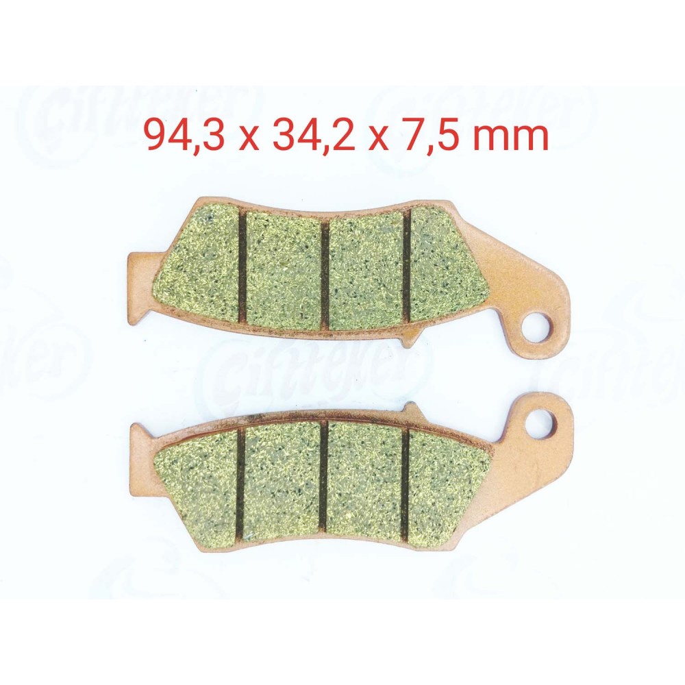 &Ouml;N FREN DİSK BALATASI FA185 HONDA CRF 125-250-400 KAWASAKİ KLX 250 YAMAHA YZ 250-400-450