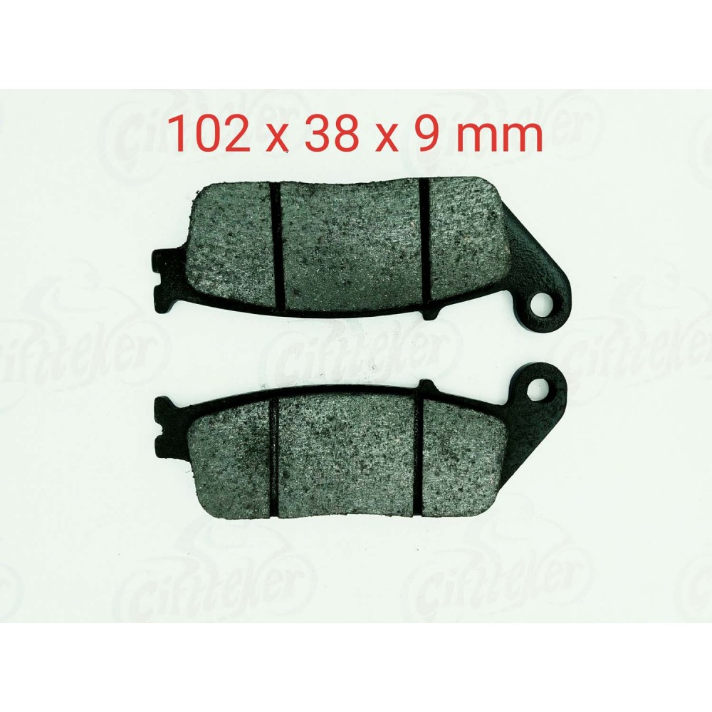 &Ouml;N FREN DİSK BALATASI FA142 ASK HONDA CBR250 KAWASAKİ Z 750 (2007-2010) - SUZUKİ GW 250 İNAZUMA