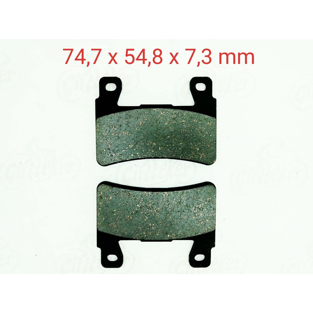 &Ouml;N FREN DİSK BALATASI FA265 FA296 GOLD HONDA CBR 600 RR(2003-2004) CB 1100-1300-CBR 600 F ZX-6R