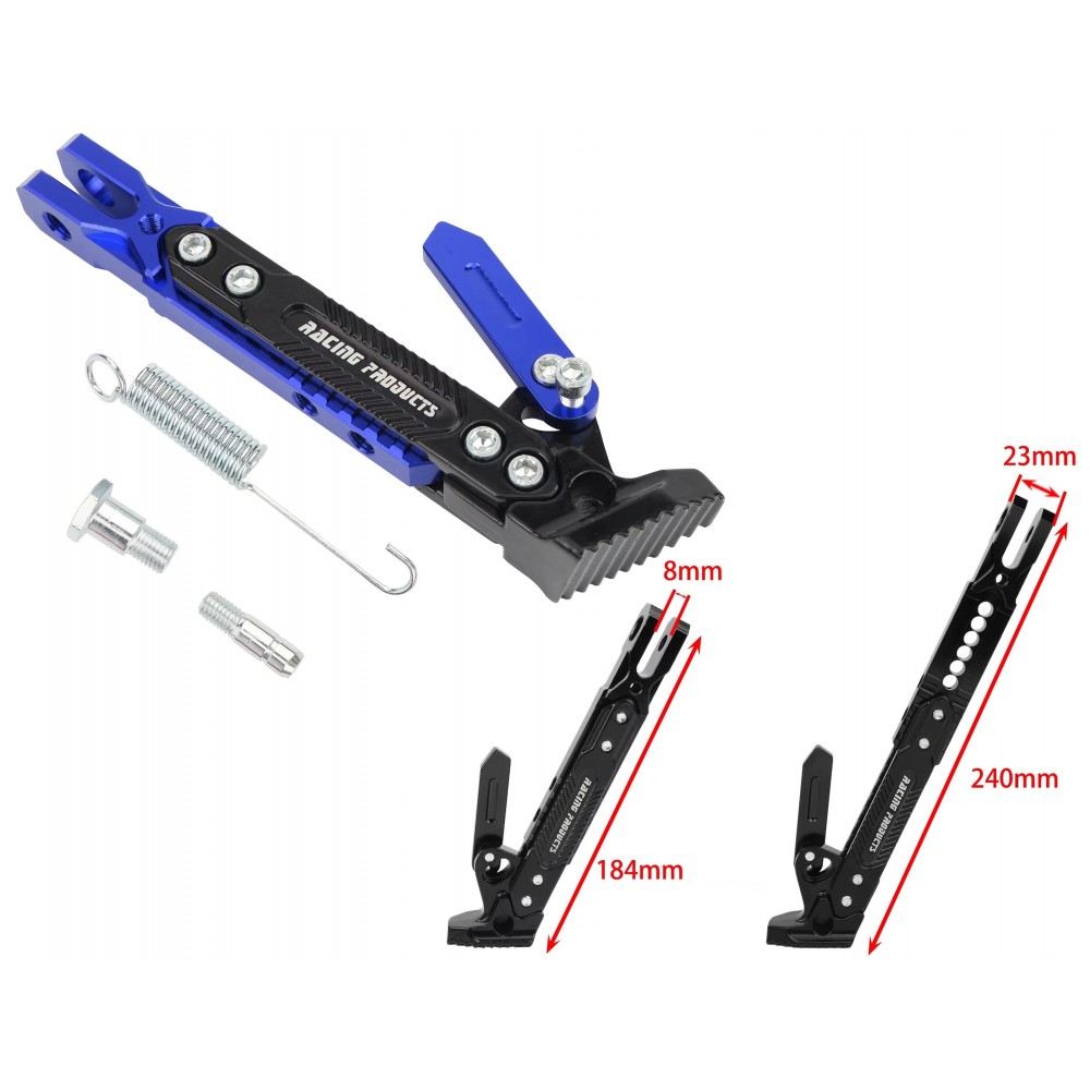 &Uuml;NİVERSAL YAN SEHPA SET AYARLI AL&Uuml;MİNYUM MAVİ