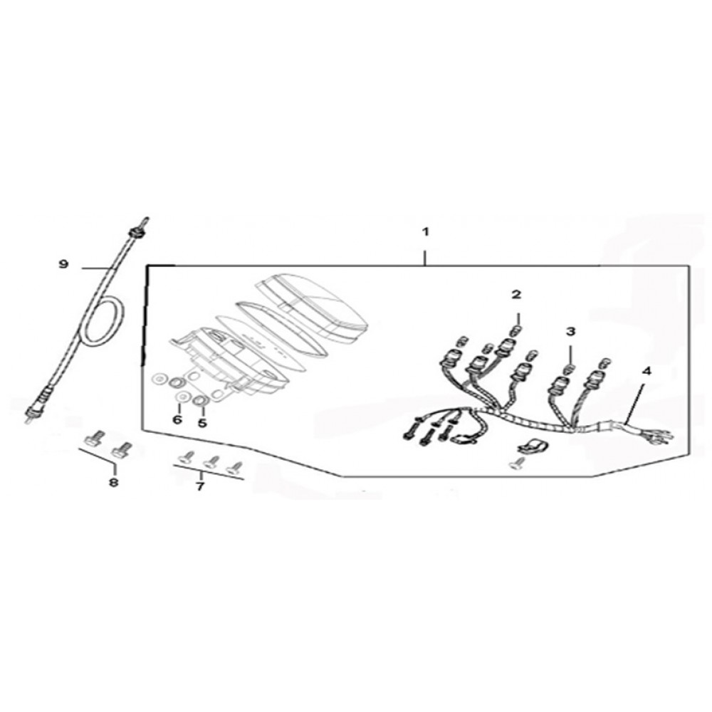 ASYA 100 SCT KILOMETRE SAATI KOMPLE 