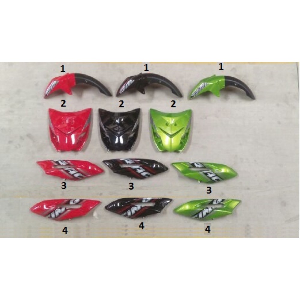 ASYA TURKCUB ZF100-7 DIS GRNJ. ON KABIN UST SAG KIRMIZI 