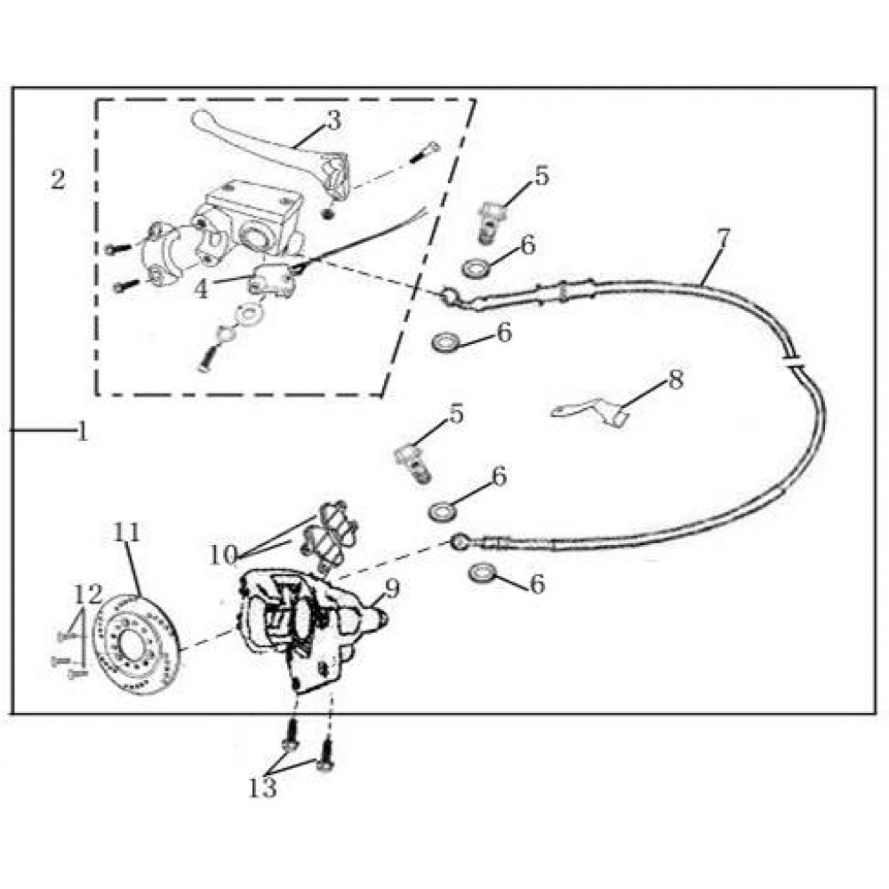 ASYA ARMADA 250 ARKA FREN LEVYESI 