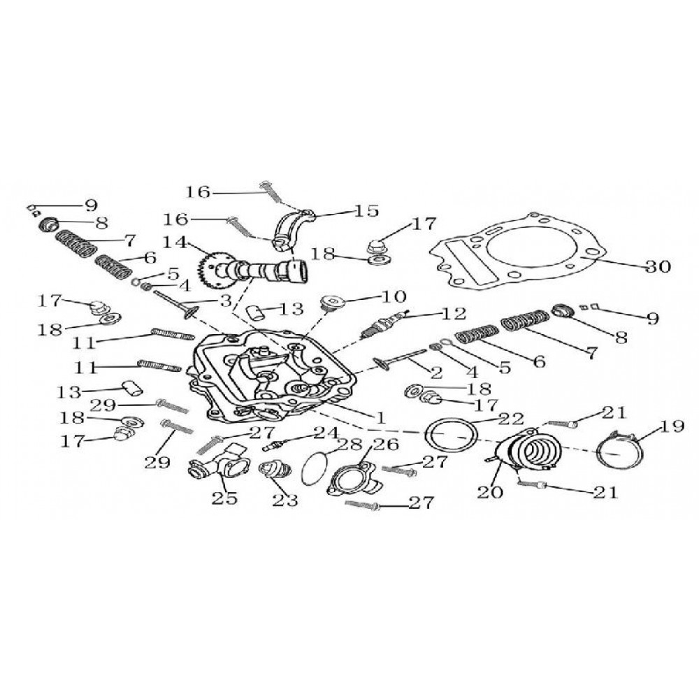 ASYA ARMADA 250 EKZANTRIK MILI KILIT 