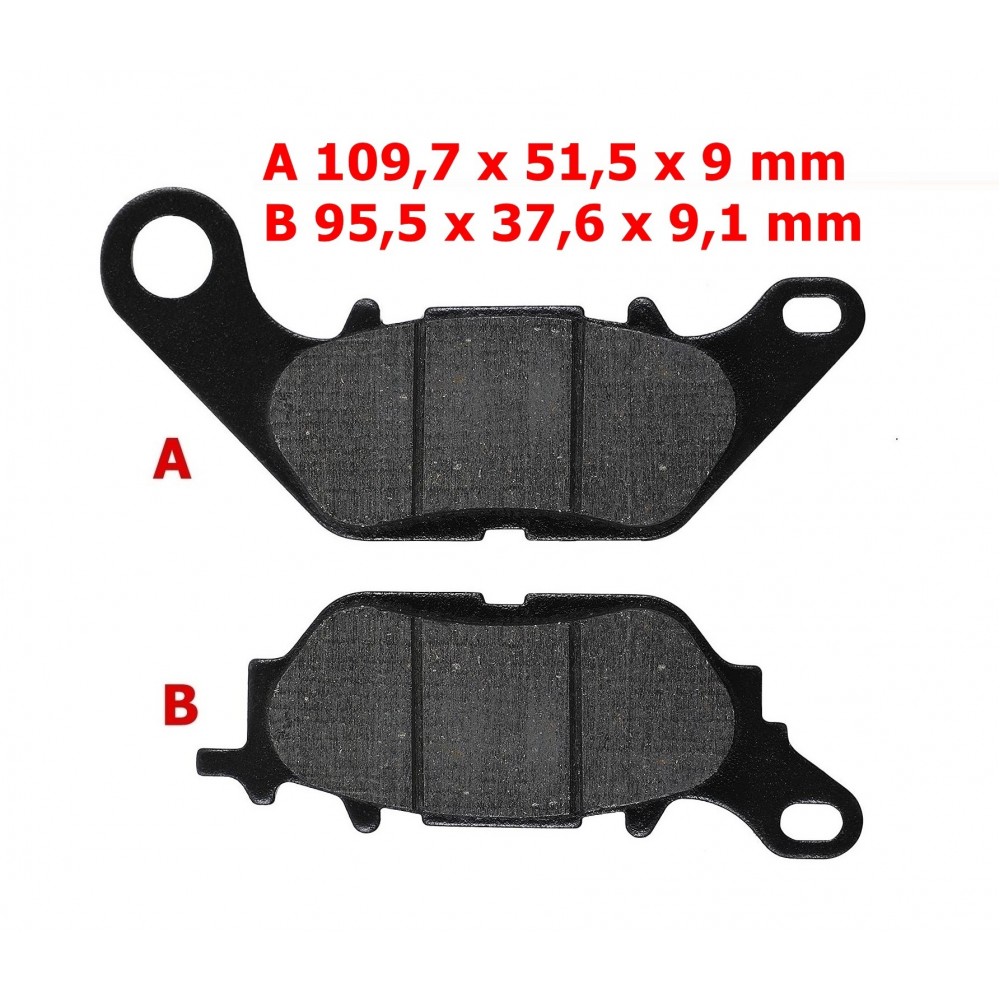 TVS JUPİTER 125 - NTORQ &Ouml;N FREN DİSK BALATASI K6321900 ORJ