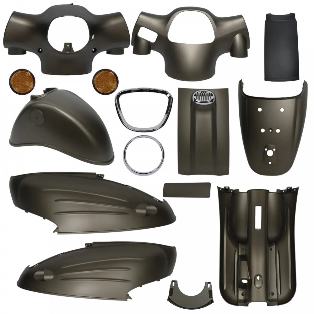 TURİSMO 50İ KAPORTA SETİ (BOYALI PAR&Ccedil;ALAR) KAHVERENGİ 15 PAR&Ccedil;A