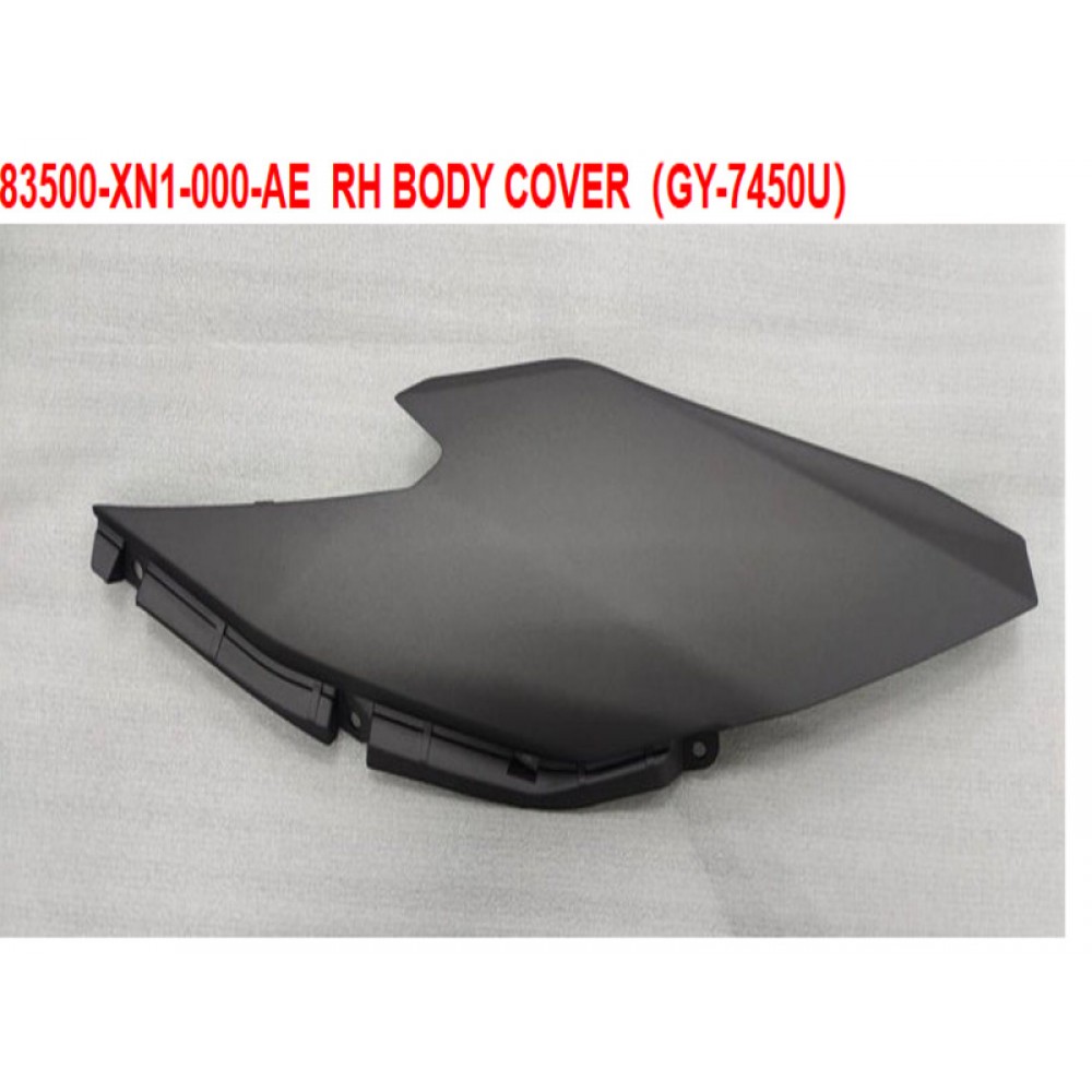 SYM JETX 125 TCS E5 UST MARSBIYEL ARKA SAG MAT GRİ