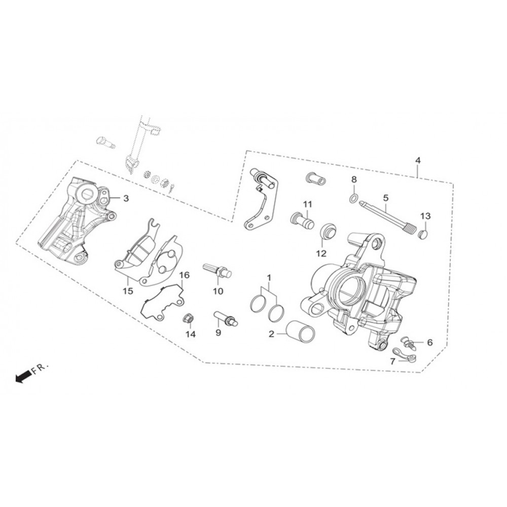 HERO HUNK 200R ARKA FREN ALT MERKEZ PISTON HERO HUNK 200R ARKA FREN ALT MERKEZ PISTON