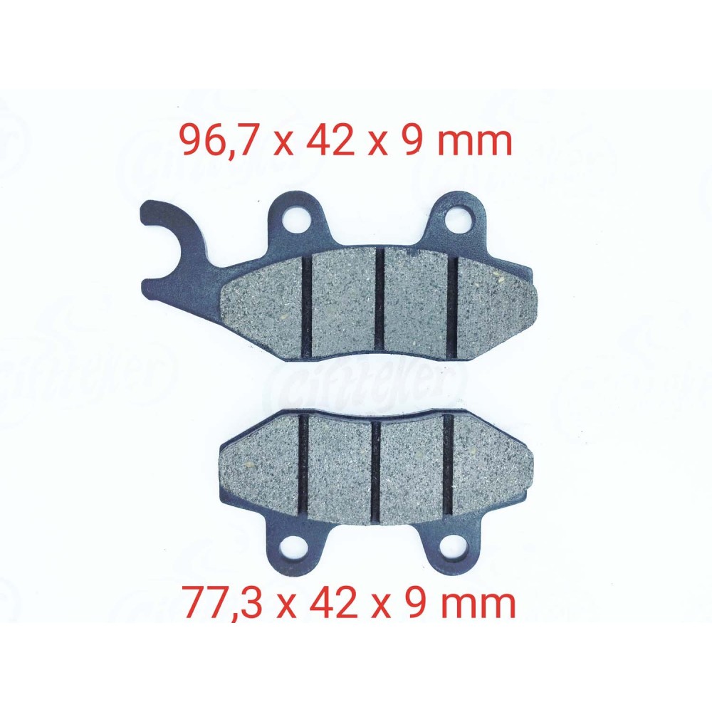 MONDIAL SCOOTER250 JETMAX &Ouml;N FREN DİSK BALATASI FA228 ORJ