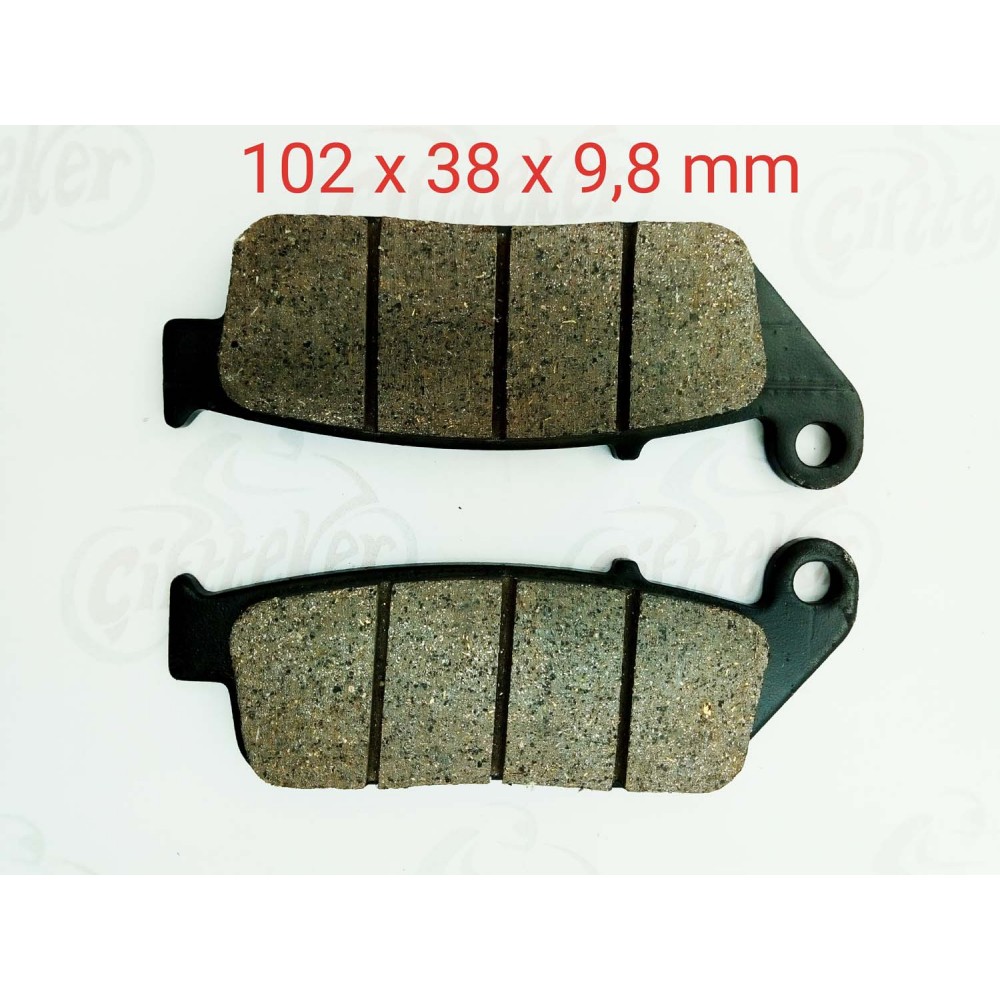 &Ouml;N FREN DİSK BALATASI FA142 Z-ONE 180 ZONTES S250