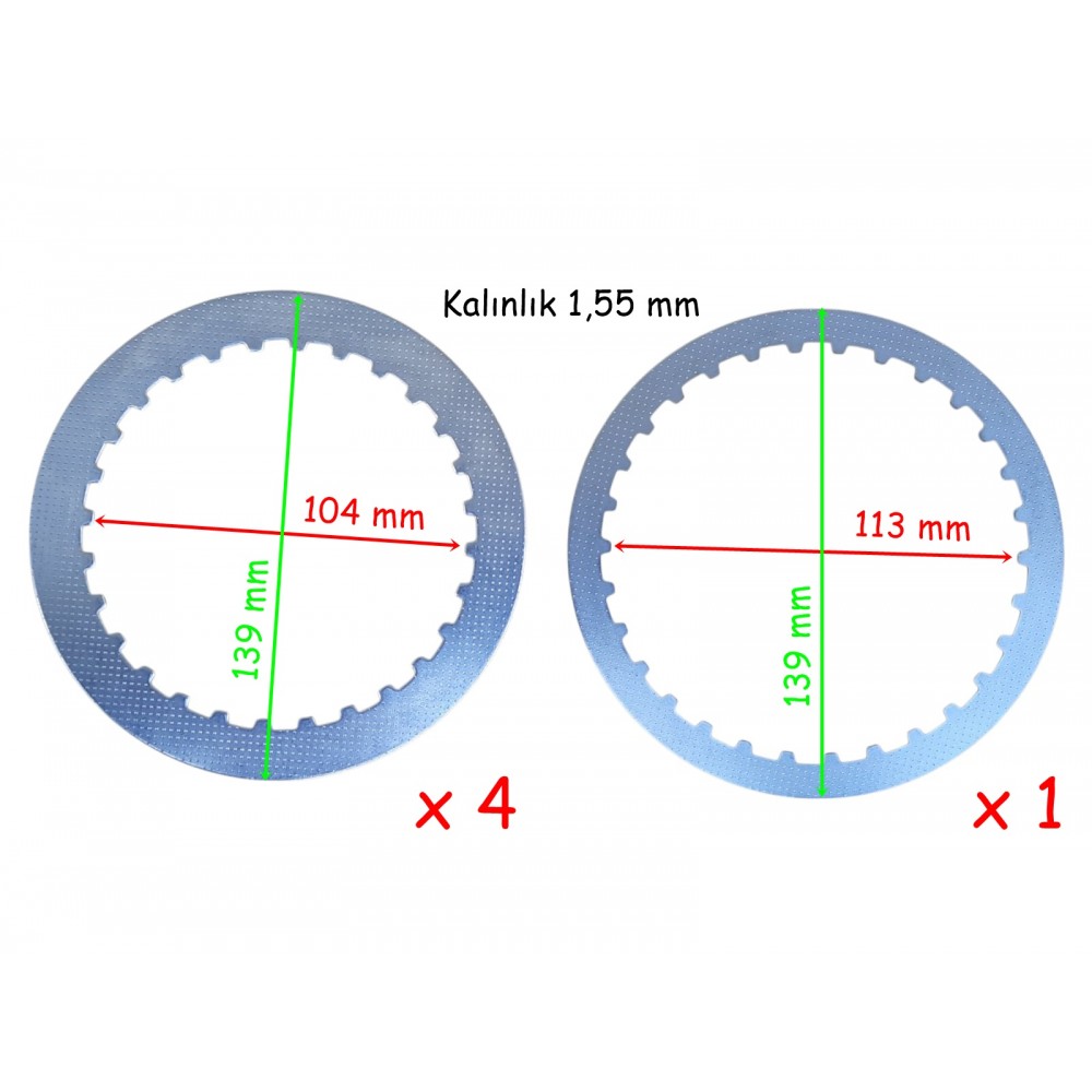 RKS R250 DEBRİYAJ ARA SACI 4-1 RKS R250 DEBRİYAJ ARA SACI 4-1