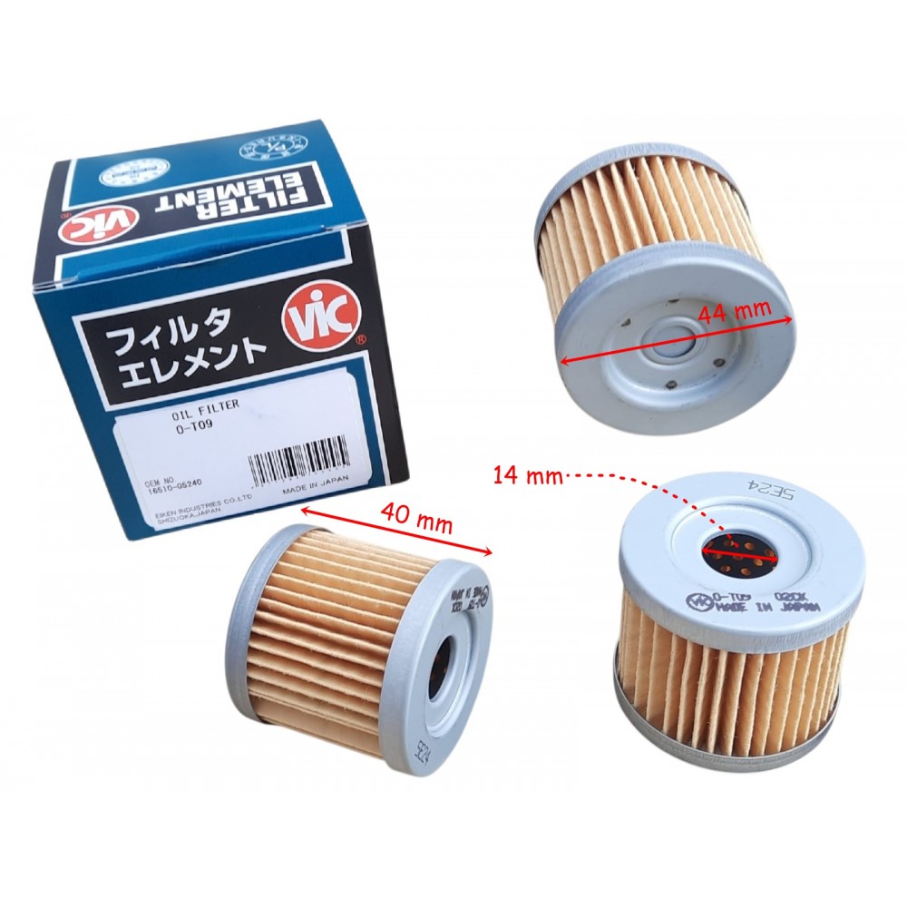 RKS 250 RS YAĞ FİLTRESİ JAPON VİC HF131 44-40-14 mm RKS 250 RS YAĞ FİLTRESİ JAPON VİC HF131 44-40-14 mm