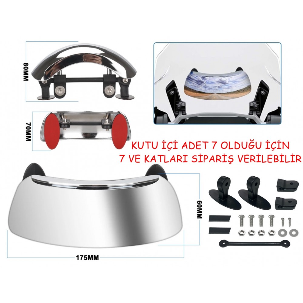 K&Ouml;R NOKTA AYNASI 180 DERECE