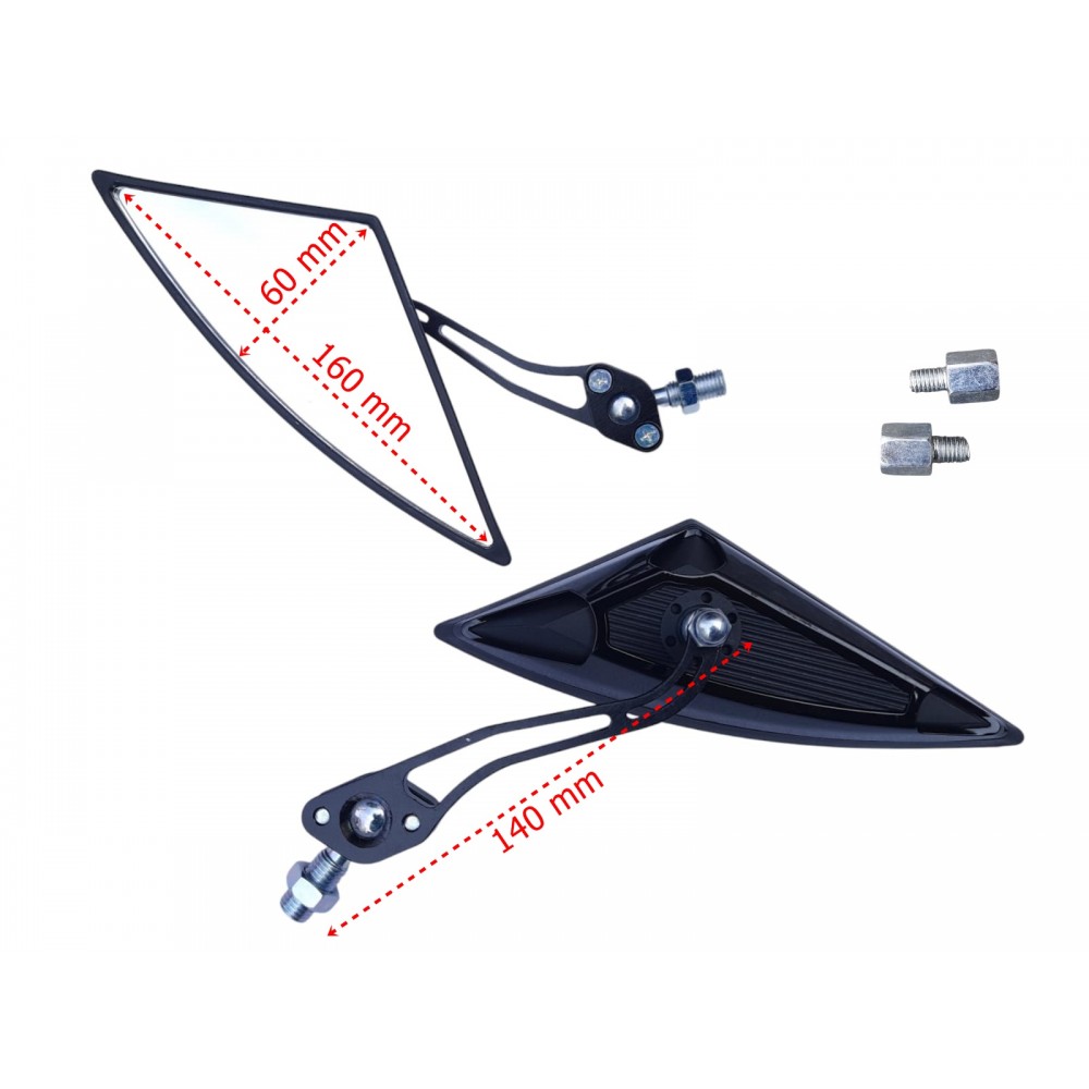 AYNA ÜÇGEN MODİFİYE SİYAH 8-10 mm AYNA ÜÇGEN MODİFİYE SİYAH 8-10 mm