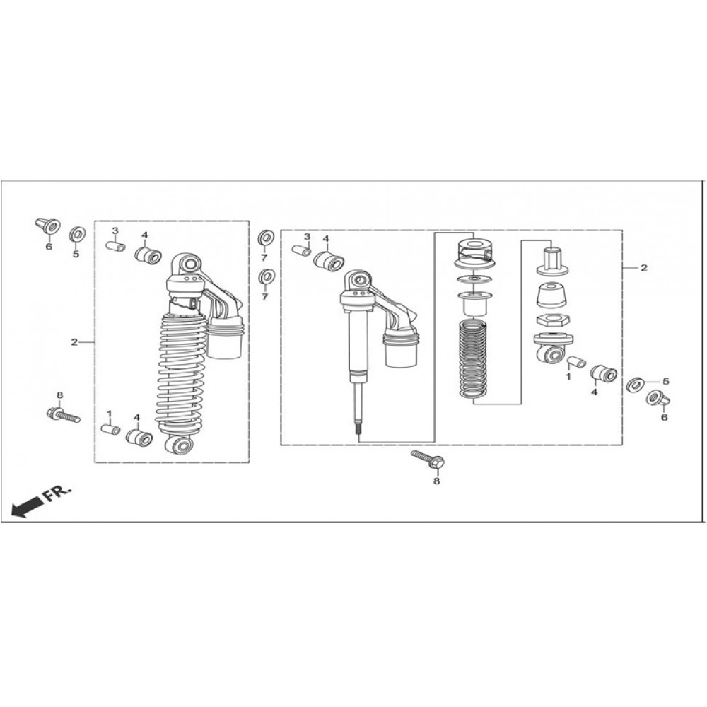 HERO HUNK ARKA AMORTISOR BURC LASTIK HERO HUNK ARKA AMORTISOR BURC LASTIK