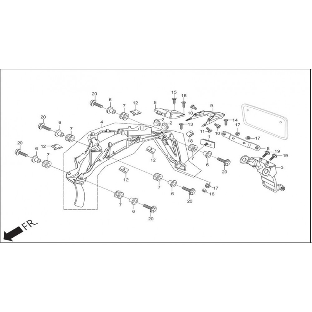 HERO HUNK ARKA CAMURLUK REFLEKTOR HERO HUNK ARKA CAMURLUK REFLEKTOR