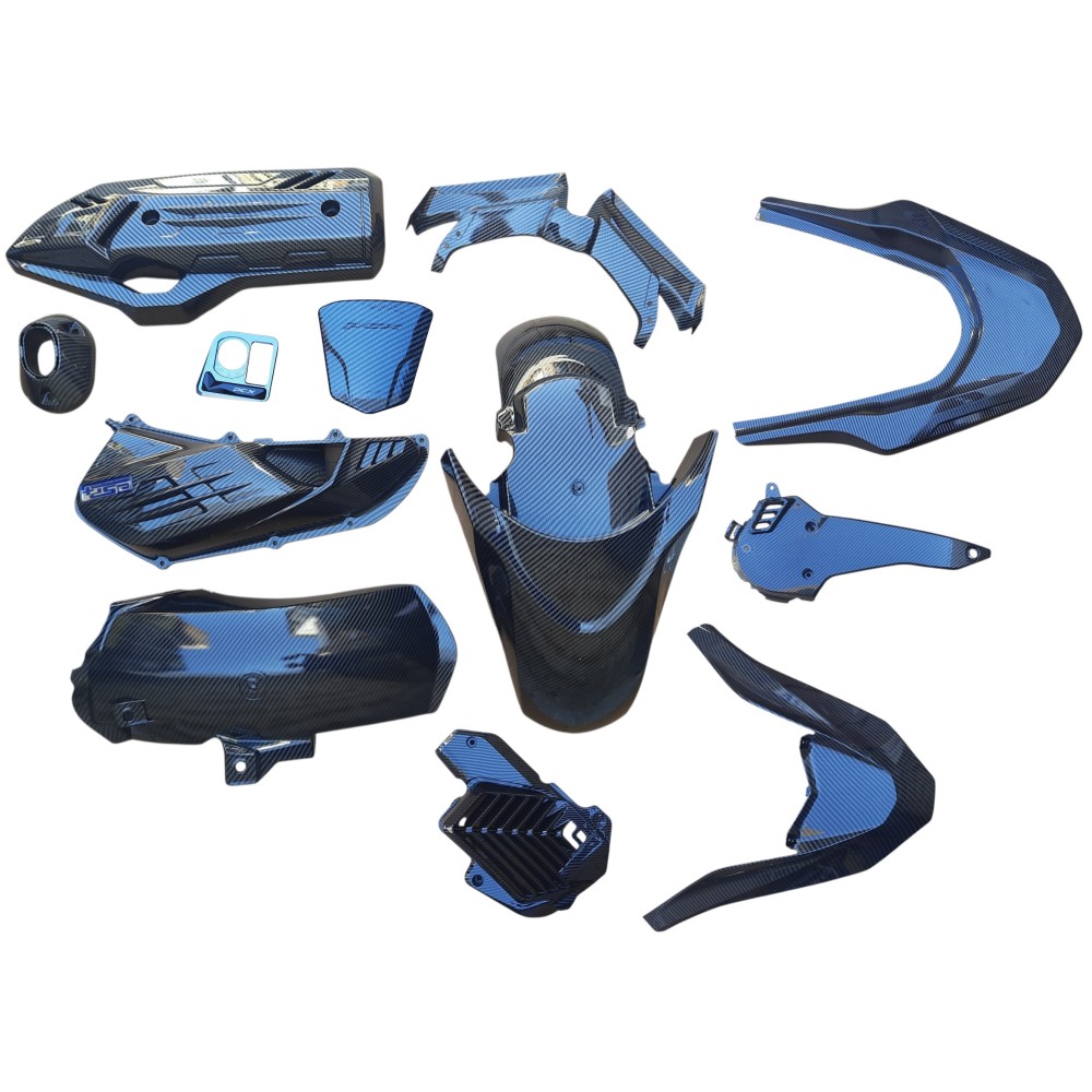 HONDA PCX KAPORTA TAMAMLAYICI SET KARBON 2020-24 (12 PARÇA) HONDA PCX KAPORTA TAMAMLAYICI SET KARBON 2020-24 (12 PARÇA)
