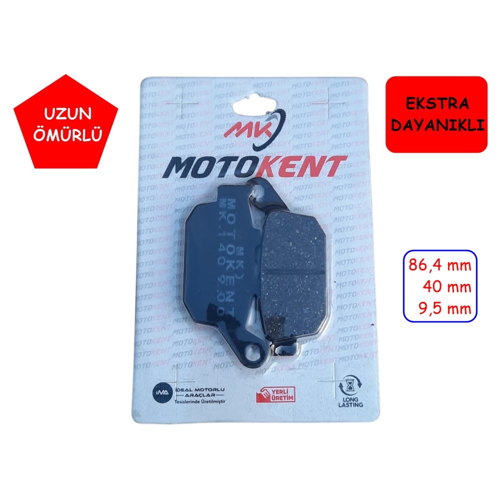 ARKA FREN DİSK BALATASI FA140 MTK CBR 250(87-94) CBR 500R(2013-2016) XL 700 YAMAHA XJ 6(2009-2013) ARKA FREN DİSK BALATASI FA140 MTK CBR 250(87-94) CBR 500R(2013-2016) XL 700 YAMAHA XJ 6(2009-2013)