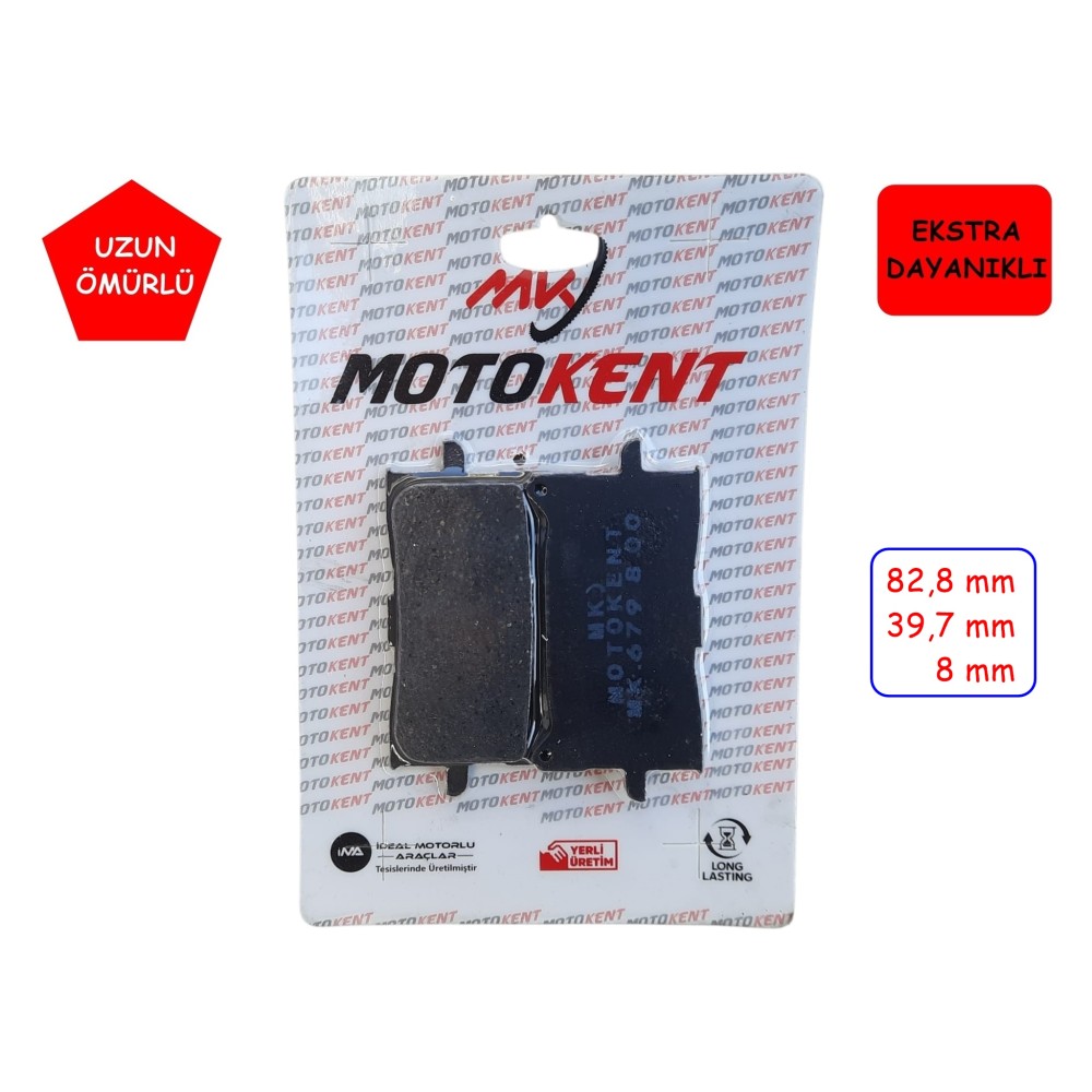 &Ouml;N FREN DİSK BALATASI MTK FA679 HONDA CB 250R(18-24) CB 650R(19-26) CBR 650R(19-26)
