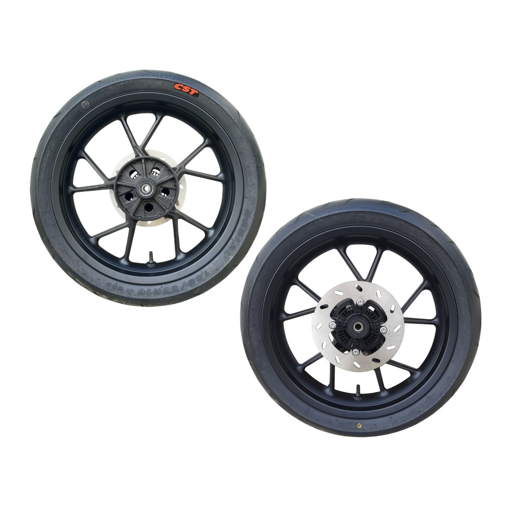 CF SR250 ARKA TEKER KOMPLE 3.75-17 140/60-17 ORJ