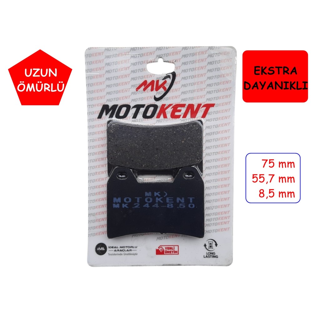 &Ouml;N FREN DİSK BALATASI MTK FA244 KTM 790-1190-1290, YAMAHA XT 660 X, APRİLİA RS 250