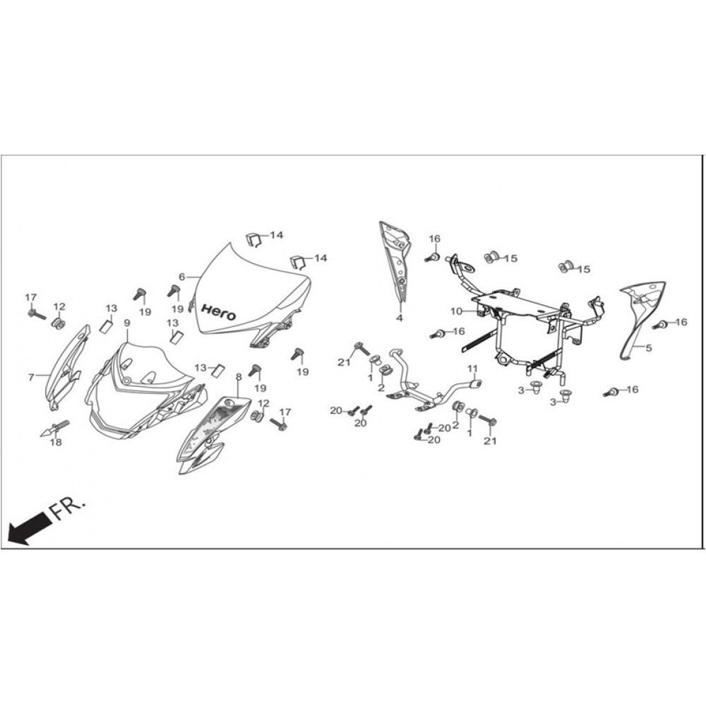 HERO HUNK DIS GRNJ. FAR MUHAFAZA SAG BEYAZ HERO HUNK DIS GRNJ. FAR MUHAFAZA SAG BEYAZ