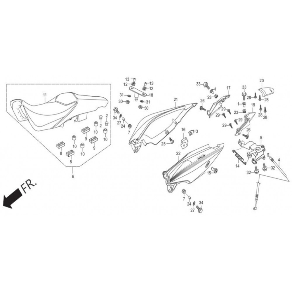 HERO HUNK DIS GRNJ. GOVDE SAG BEYAZ HERO HUNK DIS GRNJ. GOVDE SAG BEYAZ