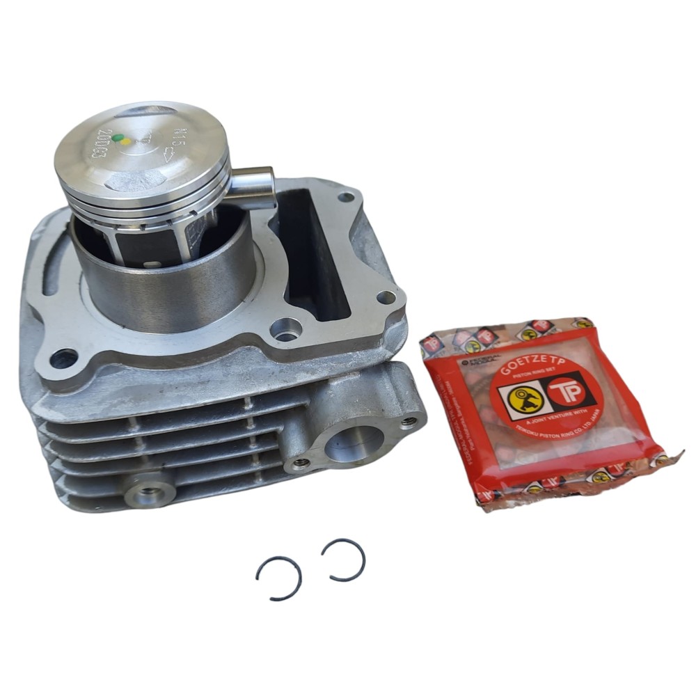 TVS JUPİTER 110 i SİLİNDİR KOMPLE (YİVLİ) GOETZE 53,5 mm 14 PİM 66 BOY TVS JUPİTER 110 i SİLİNDİR KOMPLE (YİVLİ) GOETZE 53,5 mm 14 PİM 66 BOY