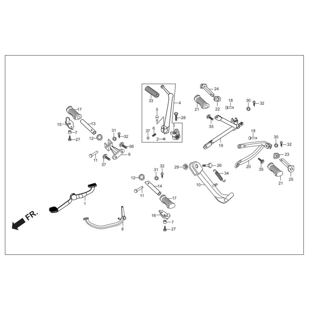 HERO GLAMOUR BRAKET SURUCU AYAKLIK SAG HERO GLAMOUR BRAKET SURUCU AYAKLIK SAG