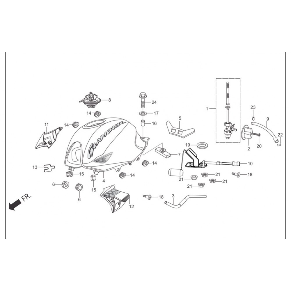 HERO GLAMOUR TAKOZ YAKIT DEPO ARKA A