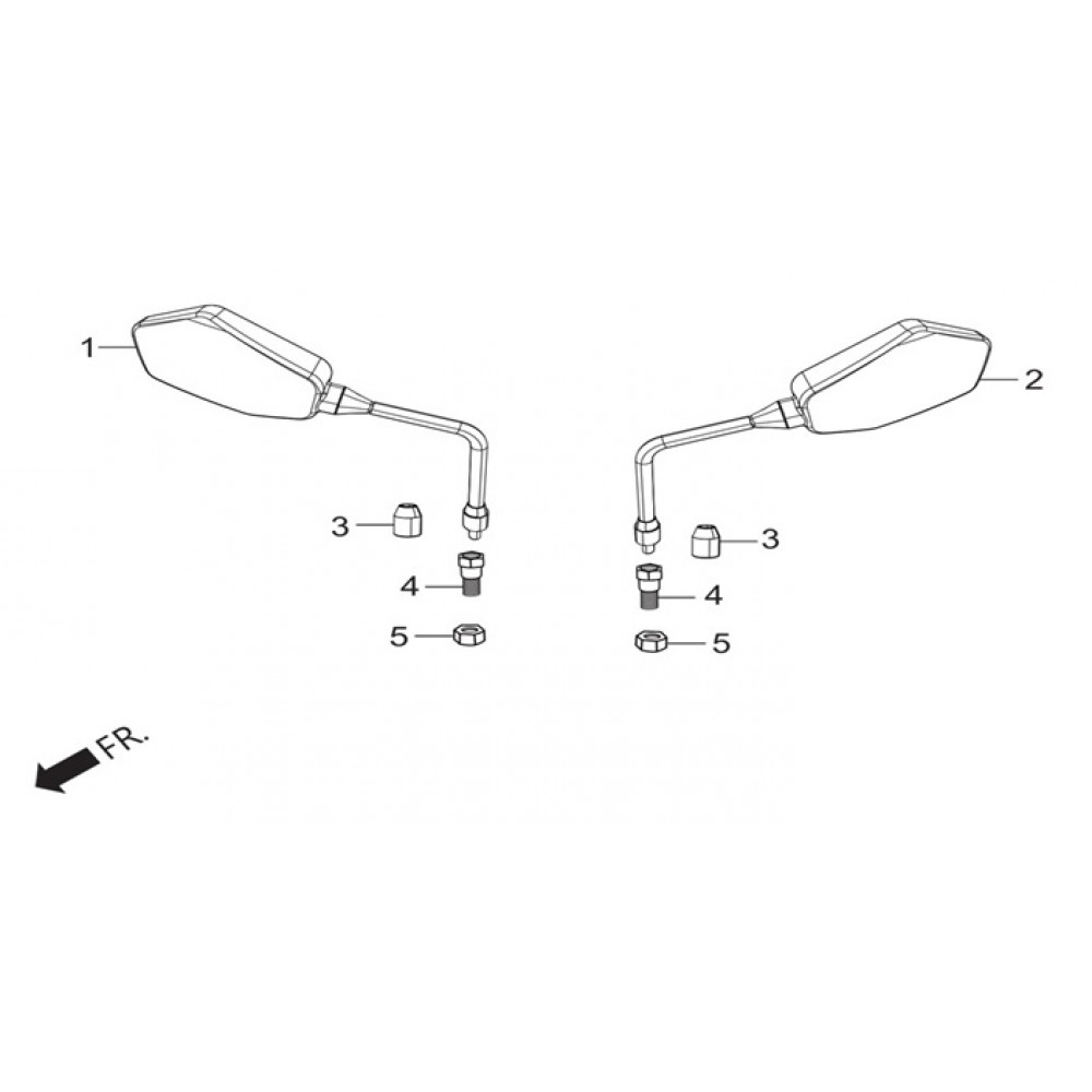 HERO XPULSE 200 DIKIZ AYNA SOMUN KAPAK