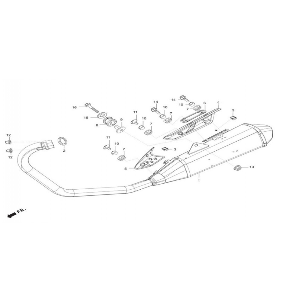 HERO XPULSE 200T KAUCUK TAKOZ