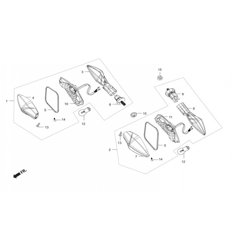 HERO XPULSE 200T SINYAL AMPULU 12V 10W