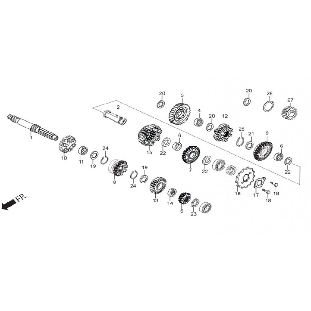 HERO XPULSE 200 DISLI C4 (22T) HERO XPULSE 200 DISLI C4 (22T)