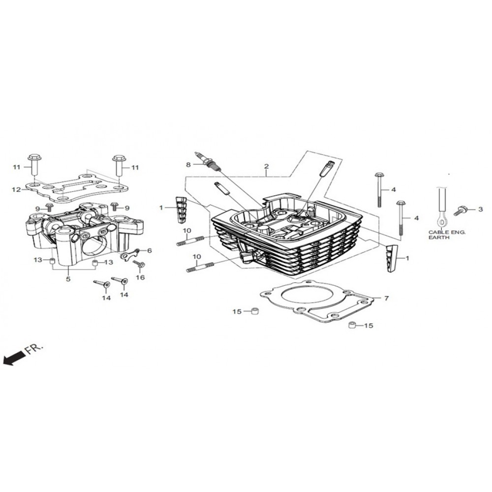 HERO XPULSE 200T CIVATA FLANSLI 6X105