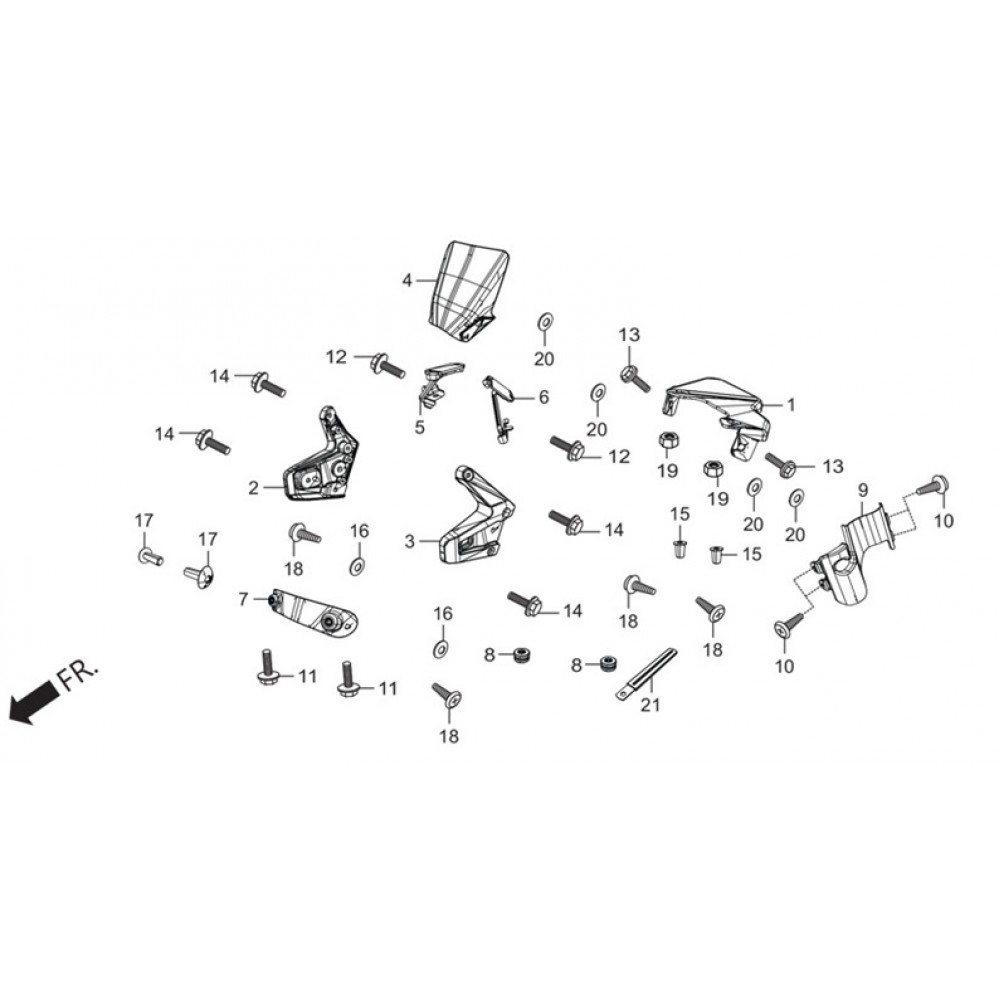 HERO XPULSE 200 SINYAL BRAKET SOL