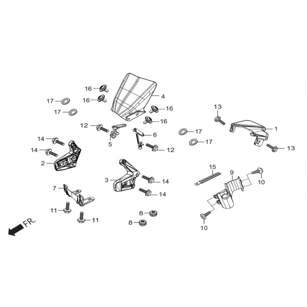 HERO XPULSE 200T SINYAL BRAKET SAG
