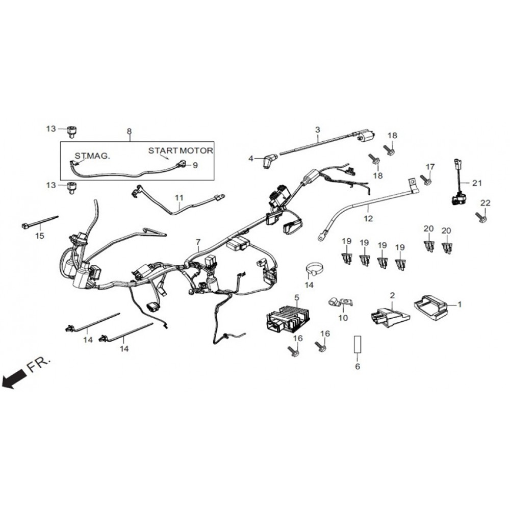 HERO HUNK 200R KABLO KILIPS SEGMAN 