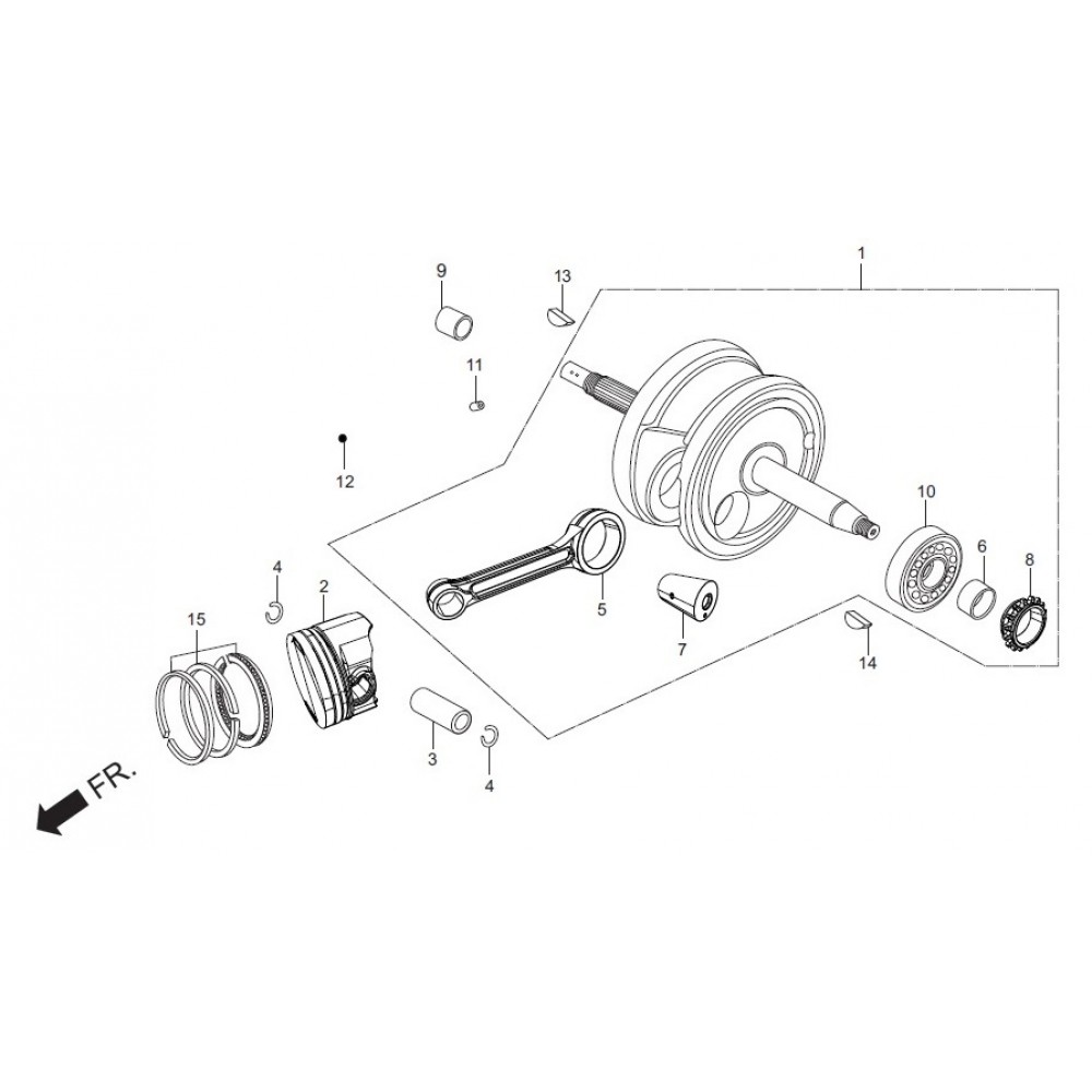 HERO IGNITOR 125 KLIPS PISTON PIMI HERO IGNITOR 125 KLIPS PISTON PIMI