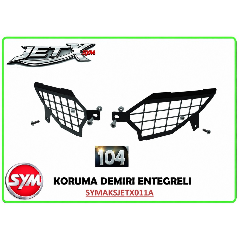 SYM JETX 125 TCS E5 FAR KORUMA DEMIRI