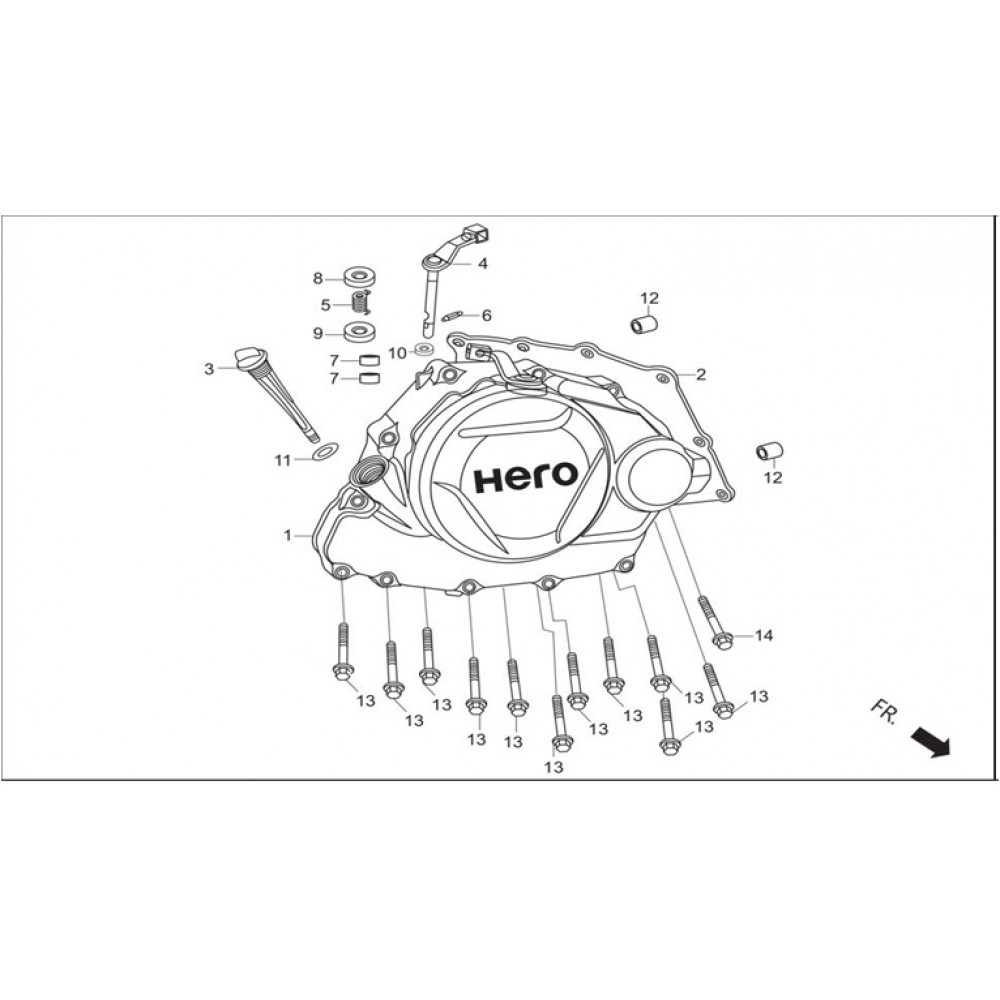 HERO KARIZMA MOTOR GOVDESI SAG KAPAK HERO KARIZMA MOTOR GOVDESI SAG KAPAK