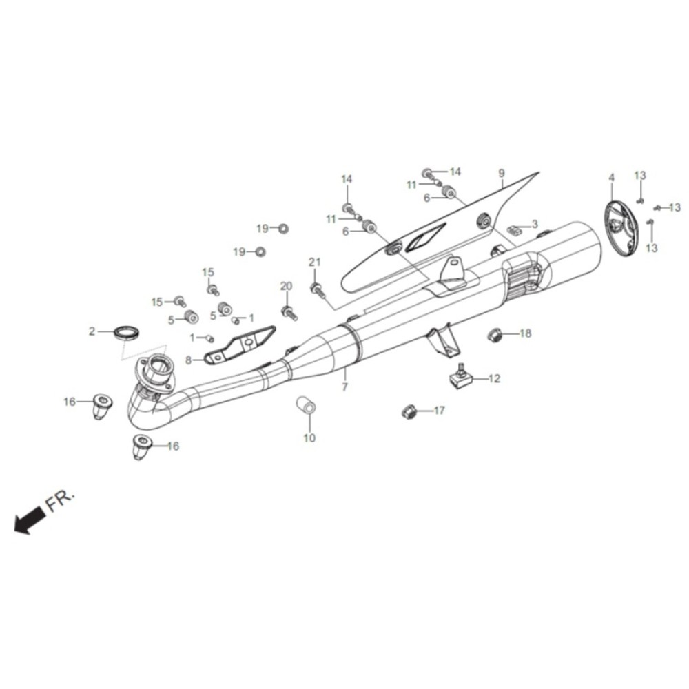 HERO IGNITOR 125 KAPAK EGZOZ ARKA HERO IGNITOR 125 KAPAK EGZOZ ARKA