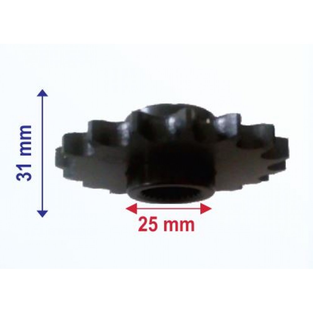 ATV KANUNİ &Ouml;N DİŞLİ 530-17T İ&Ccedil; 25 mm UZUNLUK 31 mm M &Ouml;M