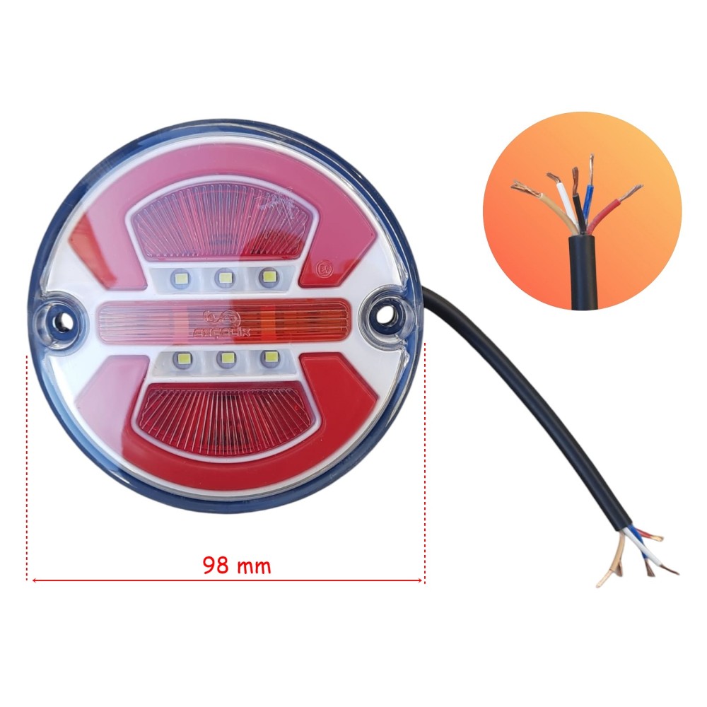 ATV &Uuml;NİVERSAL STOP LED MODEL 2 SİNYAL-PARK-FREN-GERİ