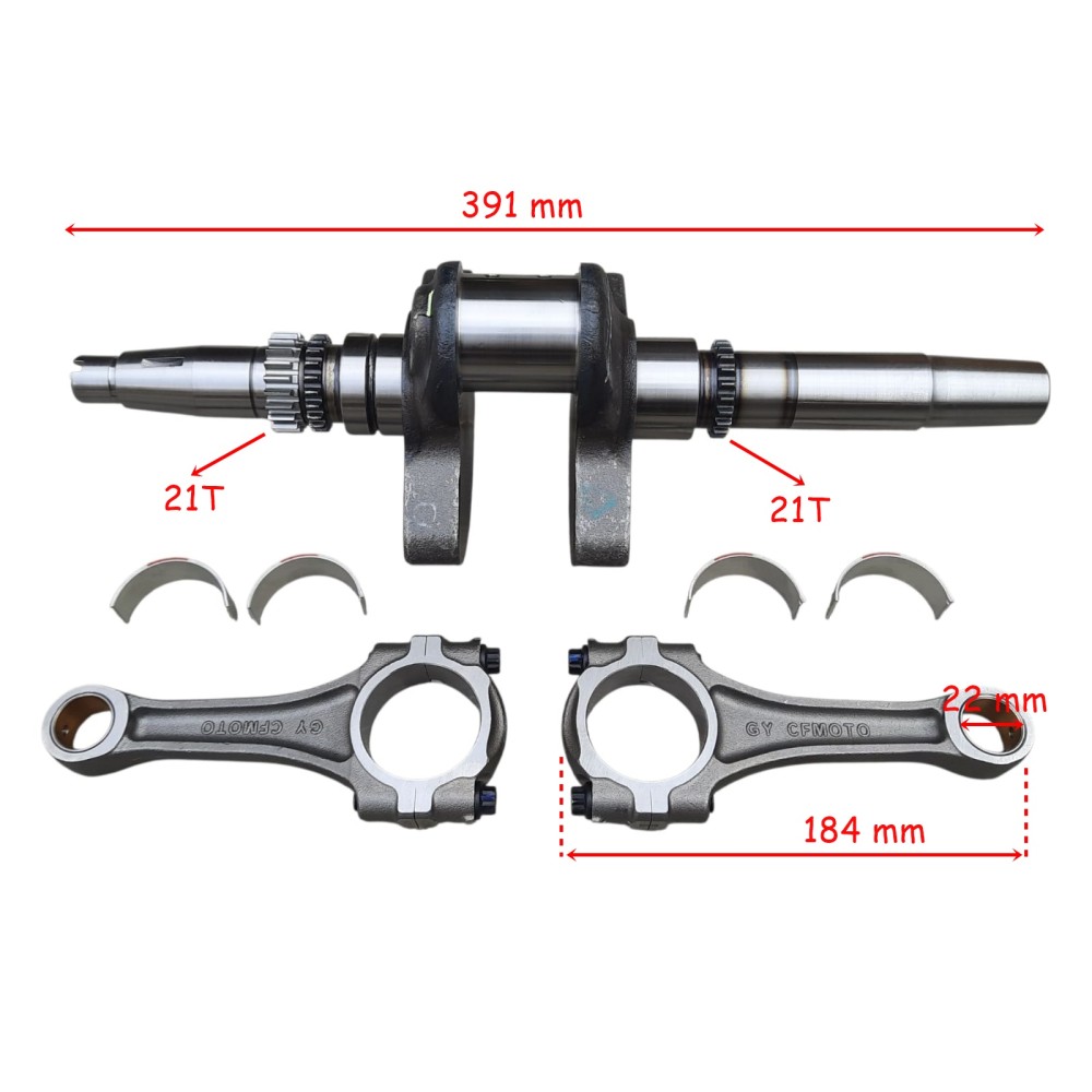 ATV CF 800-1000 KRANK KOMPLE
