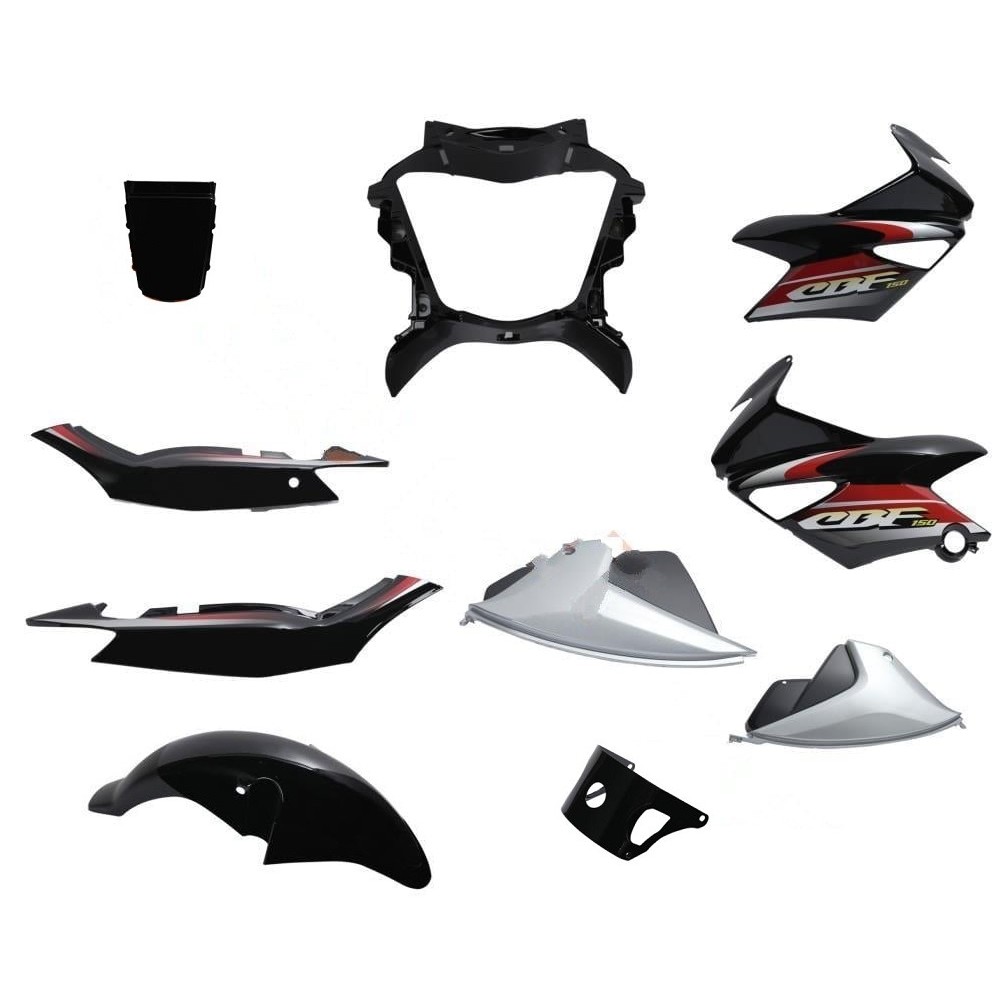 HONDA CBF 150 KAPORTA SETİ SİYAH 9 PAR&Ccedil;A