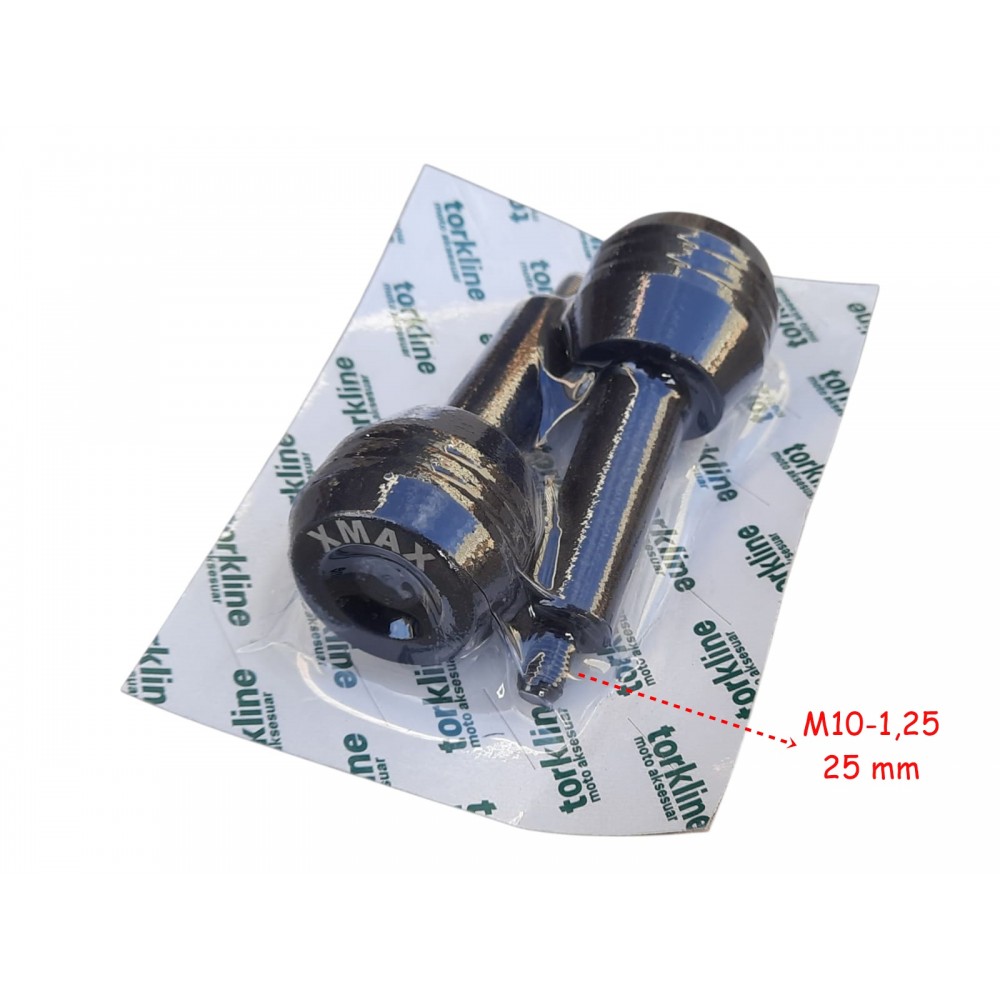 XMAX 250 EGZOZ KORUMA TAKOZU ALÜMİNYUM SİYAH 2 Lİ XMAX 250 EGZOZ KORUMA TAKOZU ALÜMİNYUM SİYAH 2 Lİ